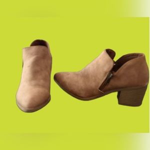 Heeled boots in good condition, like new, only worn once.